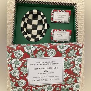 - Mackenzie Childs Soaps & Soap dish set